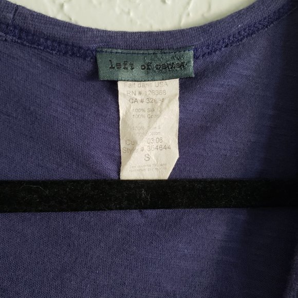 Left Of Center Anthropologie Silk Tank Top - Picture 2 of 4